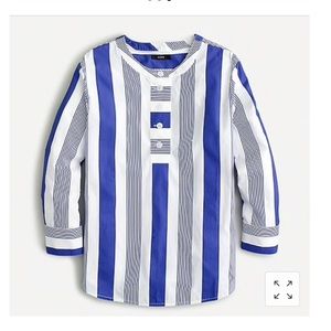 J crew button front tunic in indigo